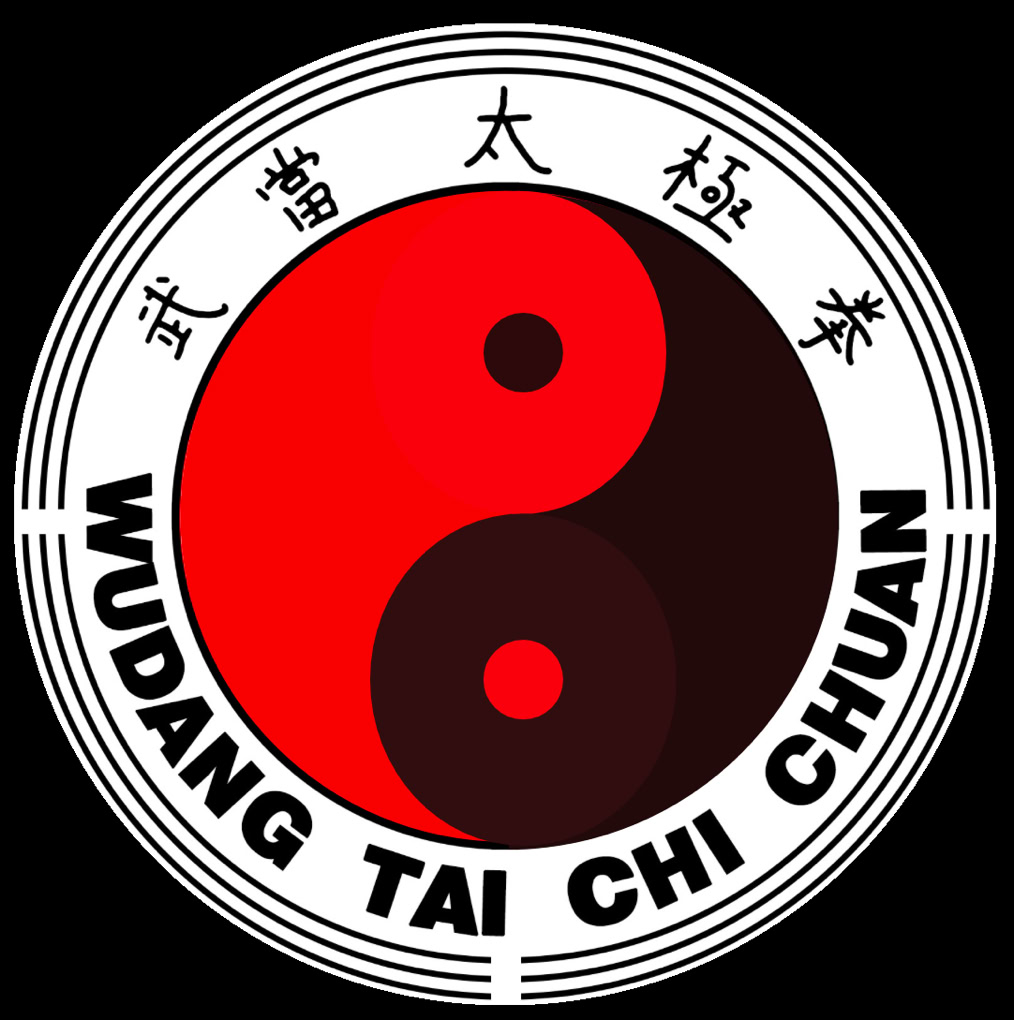 A red and black Yin Yang symbol
