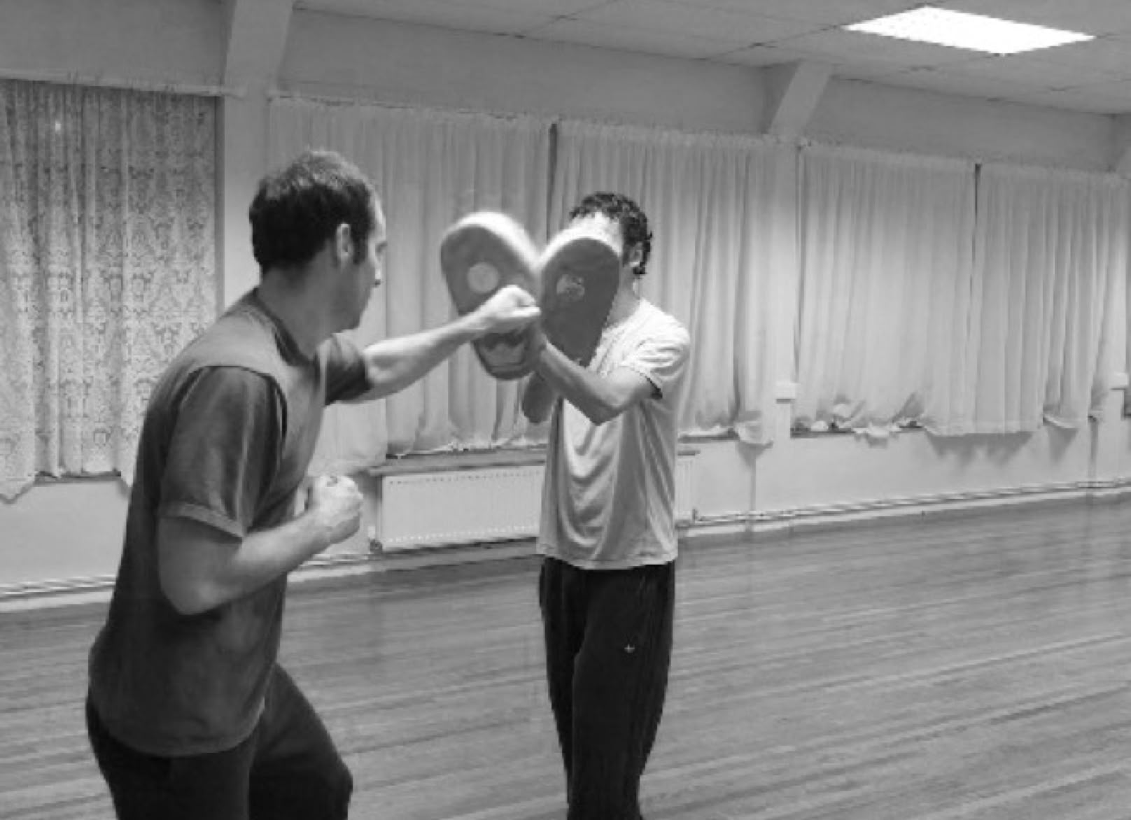 Pad work for coordination  and accuracy